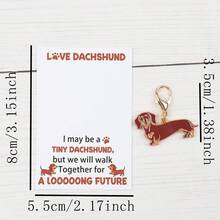 1pc/2pcs Cute Dachshund Dog Keychain, Playful Pet Theme Accessory, Suitable For Wallet, Bag, Backpack, Car Key Charm, Small Gift, Perfect For Birthday Or Daily Use. - Multicolor - View 5