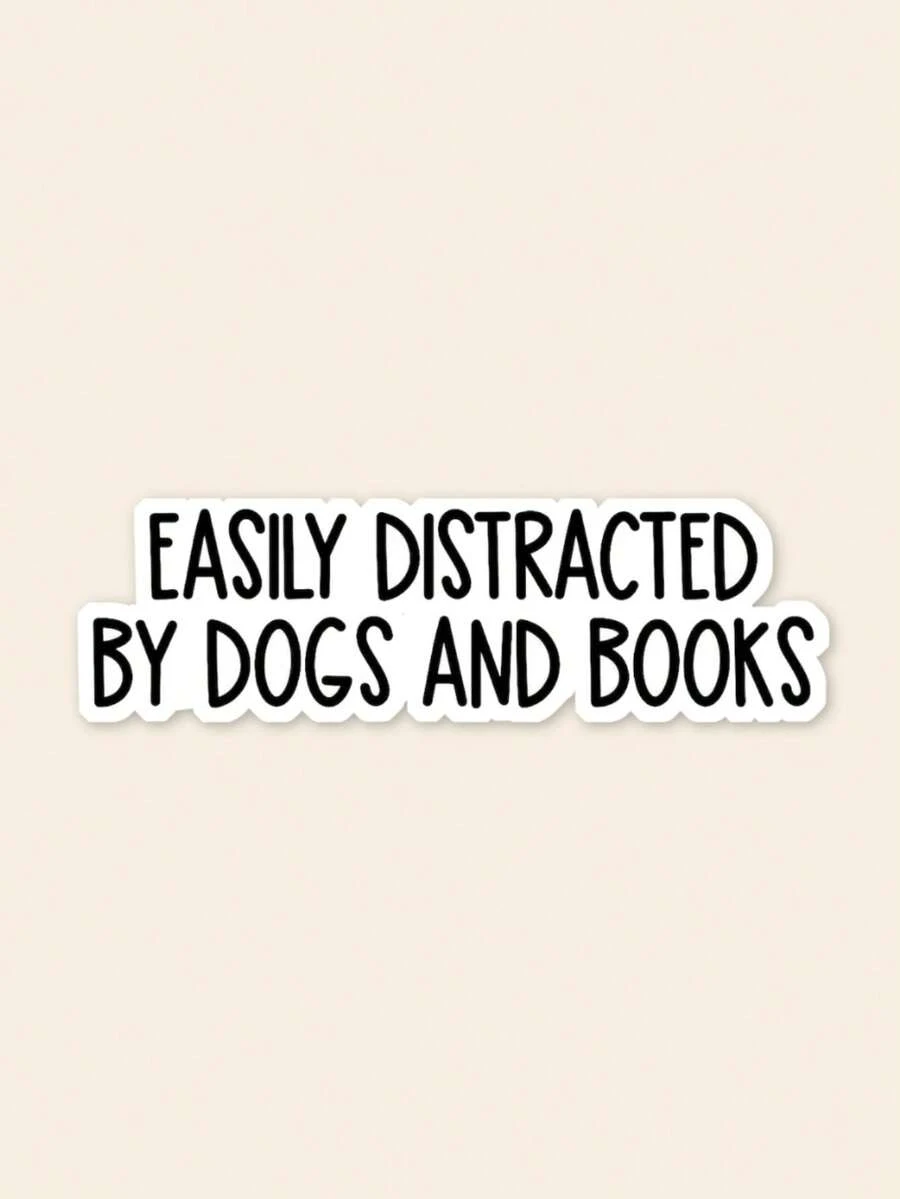 1pc Distraction-Blocking, Fun Stickers For Books, Laptops, Bottles, And More - Multicolor - View 1