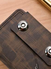 Men's Multi-Slot Large Capacity ID Card Bank Card Multi-Function Wallet Card Holder Small Bag,Key Holder For Men - Bronze - View 6