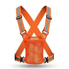 Reflective Safety Vest, Lightweight Adjustable Elastic Vest Jacket With High-Visibility Reflective Strips, Suitable For Traffic Control, Running, Cycling - Multicolor - View 16