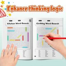 Kids Sight Word Reading Game Book, Primer Word Search And Write Activity For Early Reading, Word Recognition And Focus Practice - 單字搜尋練習 - 查看 4