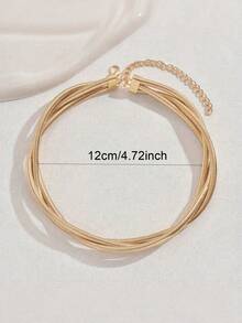 1 Piece Of Fashionable Wrapped Spring Collar, Light Luxury Style, High-End Design, Necklace For Daily Wear, Fashionable Accessories - Multicolor - View 2
