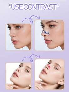 Plester Pembentuk Hidung 3D 10 buah/kemasan, Lembut & Ramah Kulit, Pas Sempurna, Cocok untuk Tidur, Tidak Menyumbat, Pita Kontur Hidung - Berbagai spesifikasi - View 2