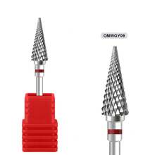 1PC Professional Nail Drill Bit Cone Carbide Manicure Drill For Electric Milling Cutter Nail Files Buffer Nail Art Equipment Accessory - Multicolor - View 11