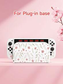 New Switch2 (2025) Game Console Accessories, French Floral Leaf Pattern Switch Protective Case, Compatible With Switch2/Switch NS/Switch OLED/Lite, Suitable For Switch2/Switch Game Console Accessories, Full Set, Storage Bag, Card Slot Dock, Switch Protective Case, Best Gift For Switch Players - Multicolor - View 22