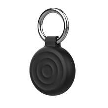 1pc Silicone Protective Case Waterproof Anti-Lost Tracker Cover Keychain Locator Holder Shell Compatible With Apple AirTag Tracker Accessories - Multicolor - View 9