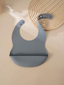 1 pièce Bavoir de nourrissage en silicone personnalisé avec nom & motif, bavoir réglable, impression à la demande, accessoire de vaisselle pour bébé - Multicolore - Voir 14
