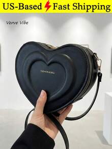 Heart-Shaped Bag Romantic Dating Travel Music Festivals And Parties To Hold Essentials In Style Women's Bags Crossbody Bags Shoulder Bags - 彩色 - 查看 1