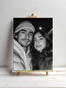 Tranh canvas treo tường khung gỗ tùy chỉnh - Tranh chân dung gia đình và ảnh kỷ niệm cá nhân hóa, in ấn chất lượng cao, phù hợp trang trí phòng khách, phòng ngủ hoặc văn phòng tại nhà, tạo điểm nhấn ấm cúng cho căn phòng, tranh canvas đóng khung chất lượng cao. - Nhiều màu - Xem 2