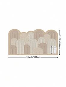 DAJIANG 1pc Pvc Doormat In Plant Pot Design With Silk Circle, Fresh Style, Mud Scraping, Easy To Clean, Doorway Mat Suitable For Restaurant, Outdoor Home Bathroom Decor Bath Rug Floor Carpet Outdoor Rug Door Mat Fall Decor Bathroom Accessories Back To School Entryway Decor - Multicolor - View 16