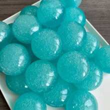 1pc Handmade Sea Salt Ice Ball Squishy, Crisp Slime Texture Squeeze Toy, Soft Stress Relief Fingertip Toy, ASMR Sensory Decompression Toy, Handmade Ice Cream Ball Desk Decor Gift - one-size - View 6