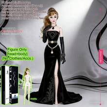 32cm Ball Jointed Doll 12 Joint Posable BJD Supermodel DIY Custom Doll For Hobby Collection - DollOnlyNoAttire - View 36