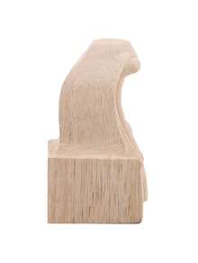 1pc Wooden Furniture Legs Solid Wood Flower Carved TV Cabinet Seat Feet, Easy Installation, No Power Required, Perfect For Home Decor Enhancement - View 10