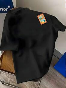 Camiseta de hombre estilo ciudades tunecinas, camiseta con estampado de TUNISIA - de doble cara, de poliéster ligero, para viajes de verano y playa, adecuada para salidas diarias, ropa - Negro - Ver 3