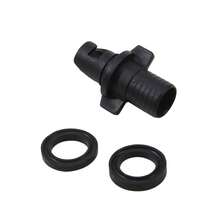 Inflatable Kayak Air Valve Adapter Universal Air Pump Connector Inflation Accessory For Canoe Rubber Boat Sup Board Inflatable Water Sports Equipment Inflate Deflate Replacement Fitting - Black - View 7