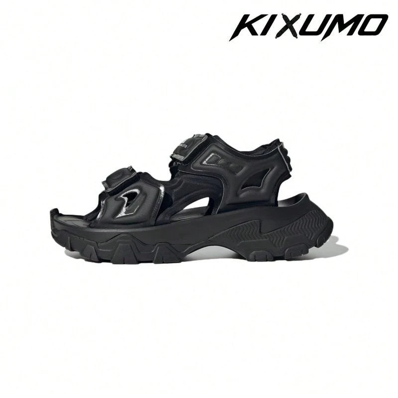 Stella McCartney X Adidas Hika Outdoor Sandal 'Core Black' Cloud-White Grey-Four Sneakers Women HP6322 - 彩色 - 查看 1
