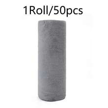50pcs Microfiber Cleaning Cloths: High Absorbency, Lint-Free Rags, Suitable For Home, Kitchen And Car, Reusable Cleaning Wipes, Roll-Up Tear-Off Design - A - View 4