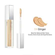 Clio Corrector de Cara de Cobertura Completa - Corrector Líquido de Alta Cobertura para Cicatrices de Acné & Manchas Oscuras - Una Fórmula Mate de Larga Duración que Camufla Pecas, Hiperpigmentación & Ojeras - 04 Color natural - Ver 1