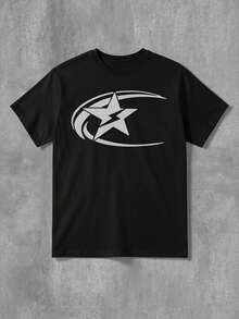 Camisetas De Hombre,Clothes T Shirts For Men And Women,Y2K STYLE,Summer Clothes,Summer Tops,Top Estivi, - Black - View 2
