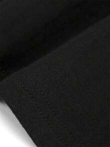Camiseta de hombre con estampado de Perro Camuflado, de doble cara, suave y transpirable para otoño e invierno, estilo juvenil Y2K, ropa casual, para celebraciones y fiestas, ropa de vacac - Negro - Ver 4