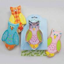 Owl and Fondant Cutter - - 4.9 Inches - US Tin Plated Steel by - inicial - Ver 2