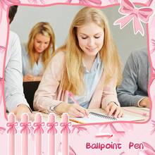 Bolígrafo de fuente con forma de lazo de color neutro, adecuado para la escritura diaria de los estudiantes, también un excelente regalo conmemorativo para los estudiantes - A-Rosa - Ver 8