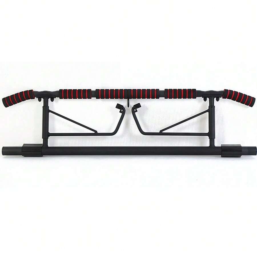 Door Frame Pull Up Bar Doorway Fitness Chin-Up Home Gym Exercise Strength Train - Black - View 1