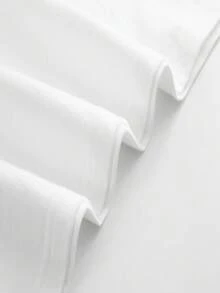 Men's Pure Cotton T-Shirt, Modern And Versatile, With Creative Designs, Versatile Cut, Comfortable For Sports, Fashionable And Stylish. - White - View 5