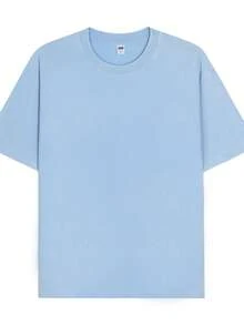 FIFA-2026 World Cup, World Cup T-Shirt, Soccer T-Shirt, Football Tee, 230G Washed High-Quality Cotton Printed Men's T-Shirt; 100% Cotton - 天藍色 - 查看 2