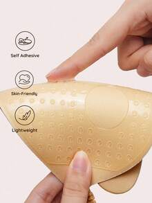 Pétalos de pecho con cordón para mujer, levantan y realzan para vestido de novia, pegatinas de sujetador invisible de silicona sin espalda - Multicolor - Ver 3