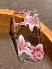 百合花紋印花手機殼，「凡事都要用愛去做」聖經金句美學防護殼，相容 iPhone 11/17/17pro/13/14/15/15pro/15 Plus/15 Promax/16/16pro/16plus/16promax/7plus/8plus/X/Xs Max/Xr/17Air/12pro/13pro/14pro/17Promax/13mini/11promax/12promax/13promax/14promax/14plus/6/6s/6plus/7/8/Se/17proMax，防震防水防摔防刮 - 彩色 - 查看 1