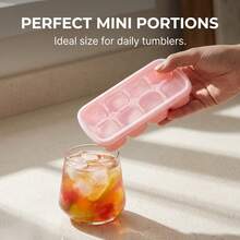 1/2/4pcs 8 Grids Plastic Ice Mold With Lid, Reusable Fruit & Beverage Ice Tray, Beer Refrigeration Tool, Suitable For Refrigerator Ice Maker In Kitchen, Restaurant,Bar - View 11