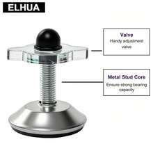 ELHUA Adjustable Canvas Support Stand With Level, Suitable For Acrylic And Epoxy Resin Pouring Painting, Cabinet Door Lift Rack And Canvas Foot Pad Support Stand, Convenient For Painting And Cleaning - Adjustable Feet - View 8