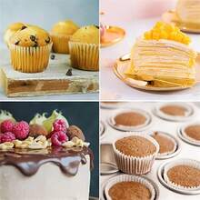 1/2Pcs Dispensador de Masa Manual para Hornear - Vertedor de Plástico para Panqueques & Cupcakes, Dispensador de Chocolate Ajustable, Herramienta Multifuncional de Horneado Doméstico con Soporte - Ideal para Restaurante, Camión de Comida, Herramientas de Decoración de Pasteles de Panadería - Eid Al-Adha Mubarak - Blanco - Ver 9