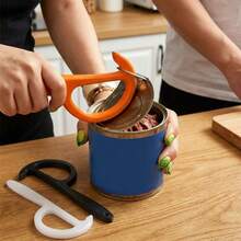 1PC 3D Printed Manual Can Opener Ergonomic Handle Plastic Jar Remover Effort-Saving Non-Slip Drink Bottle Opener Home Kitchen - Multicolor - View 10