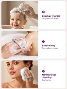 Philips Avent Washing And Massage Dual-Purpose Dual-Sided Dual-Use Design Made Of Silicone Material - Multicolor - View 8