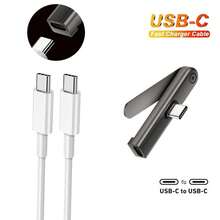 USB-C 數據線 + 二合一手機支架轉接頭，便攜式可折疊 USB-C 360° 直角充電轉接頭附手機支架，快速充電線兼容 17/16 Pro Max/16 Pro/16 Plus/16/15 系列手機/平板電腦和筆記本電腦，即插即用桌面轉接頭 - 白色/黑色 - 查看 12