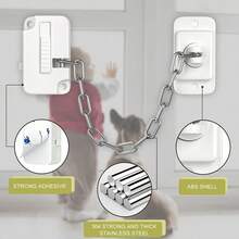 3 piezas Cerraduras de ajustables para ventanas - Autoadhesivas, instalación sin perforación, metal y plástico duraderos, para del hogar, ventilación y privacidad, cerraduras de para el hogar, diseño de cerradura elegante, cerraduras fáciles de instalar - Cierre de  ajustable para ventanas - Ver 7