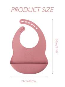 1 pièce Bavoir de nourrissage en silicone personnalisé avec nom & motif, bavoir réglable, impression à la demande, accessoire de vaisselle pour bébé - Multicolore - Voir 11