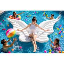 Inflatable Swim Ring, Summer Beach Pool Party Leisure Float Adult Pool Decor - Wing - View 1