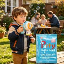[Holiday Bestseller]Children's Bubble Refill Liquid 10/20/30 Pack, Dense And Long-Lasting Bubbles, Outdoor Party, Birthday Party, Lawn Picnic Atmosphere Creator, Summer Toy Loved By Boys And Girls, Top Choice For Children's Day / Birthday / Holiday Gifts - Multicolor - View 5