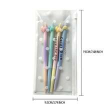 1pc Random Jumping Cat Tail Black Neutral Pen Set 0.5mm Retractable Quick-Dry Smooth Writing Pen For Students School Office Supplies - Sets - View 9