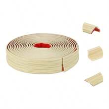 1pc 3 Meters/118.11in Self-Adhesive Caulk Strip, PVC Decorative Tape, Indoor Decor Trim, Wall Sticker, Corner Molding, Home Decor, Peel And Stick Poster For Garden - Multicolor - View 24