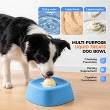 Slow Feeder Dog Bowls For Liquid Tread, Dog Lick Bowl For Bone Broth, Yogurt, And Wet Dog Food, Dog Licking Toy For Large, Medium, And Small Dogs, Cat Bowls Set. - 160ml - View 5
