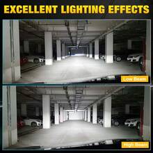 TOAUTO H7 80W LED Headlight Bulbs, 2PCS High Power Car Headlamp Light Bulb Replacement, 6000K White For Socket H7 - A - View 8