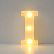 16cm 白色發光 A-Z LED 字母燈,電池供電,臥室裝飾字母夜燈,婚禮裝飾,生日派對裝飾,女孩房/兒童房裝飾字母燈,節日居家酒吧裝飾字母燈,字母燈 - 白色 - 查看 29