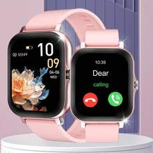 1.83-Inch Full Touch Screen Unisex Smartwatch With The Following Features: Call Answering, Message Alerts, Music Control, Remote Camera, Pedometer, Calorie Tracking, Multiple Sports Modes, Alarm, Incoming Call & Message Notifications, Compatible With Android And IOS - Multicolor - View 10