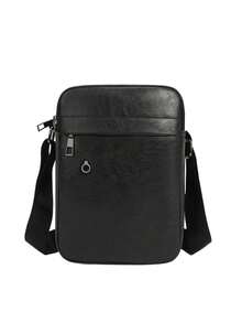 1pc Solid Color PU Fabric Zipper Closure Fashionable Casual Minimalist Backpack, Suitable For Men's Daily Commute, Work, Business Travel,Fathers Day Gifts - Multicolor - View 15