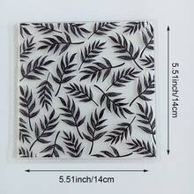 Clear Silicone Stamps Vintage Floral Background Scenery & Country Manor Bird Flower Patterns For DIY Junk Journal Scrapbook & Photo Album Crafts - Nature - View 43