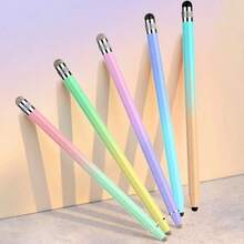 Stylus Pens For Touch Screens Rubber & Fiber Dual Tips Capacitive Stylus Universal Tablet Pen Sensitivity Precision - Multicolor - View 1
